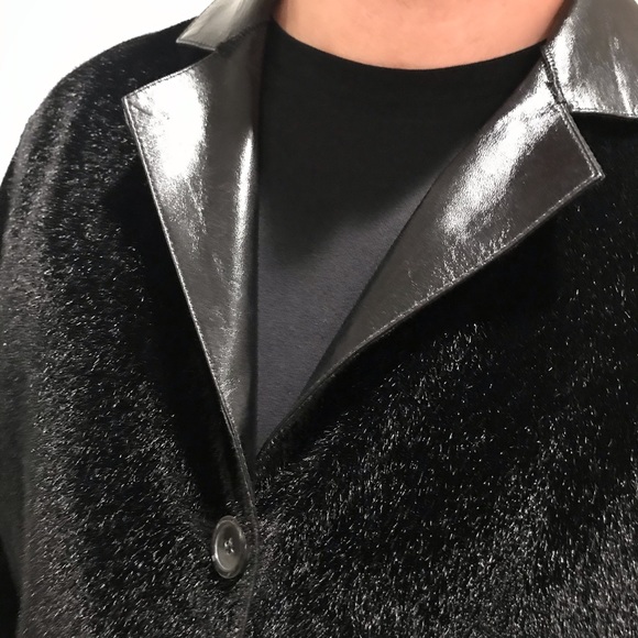 Men’s Reversible Genuine Leather/Calf Hair Jacket - Picture 7 of 13